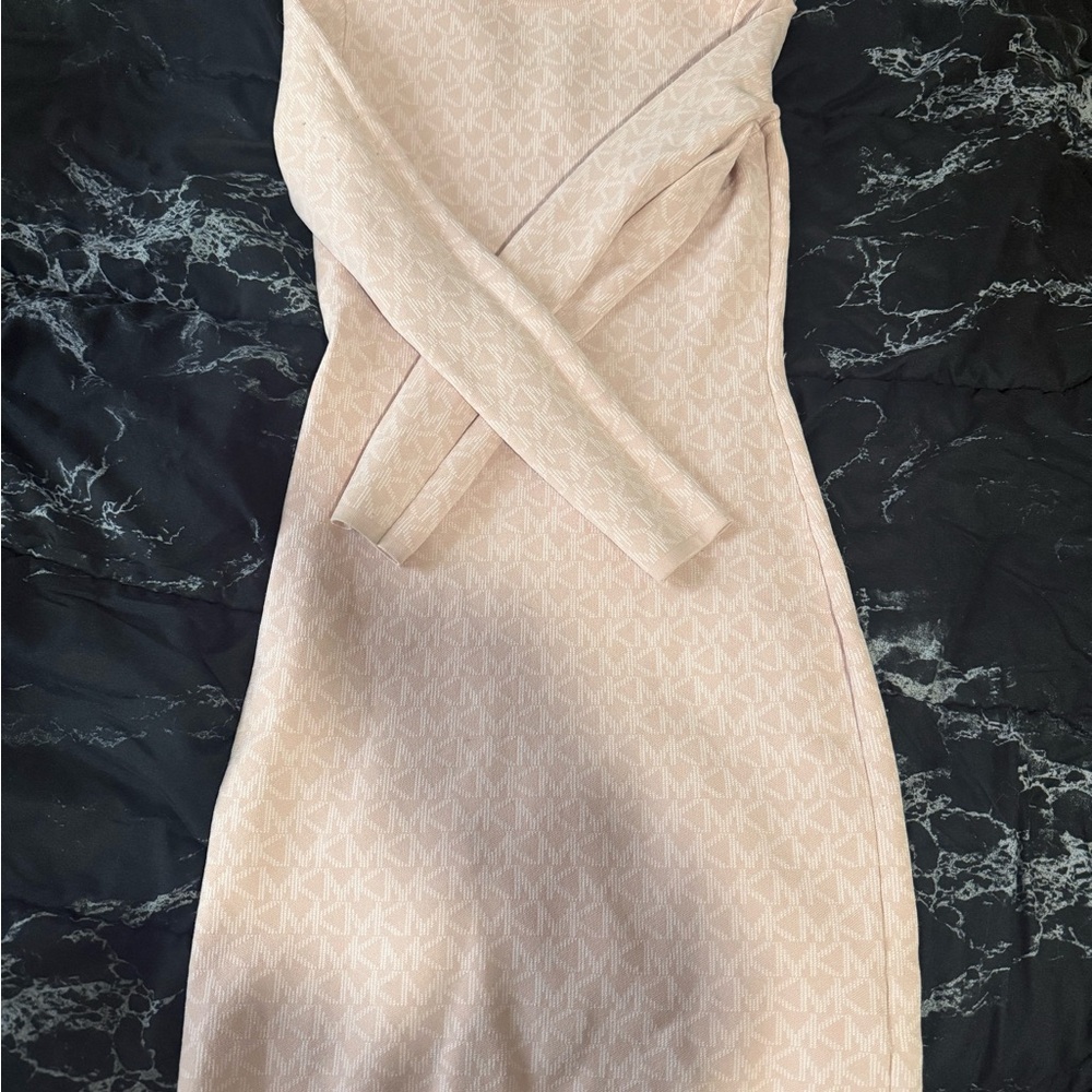 Michael Kors Blush Long Sleeve Dress